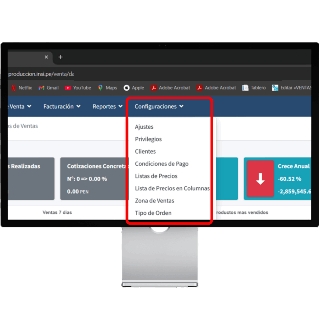 post instagram mockup nueva web ordenador azul